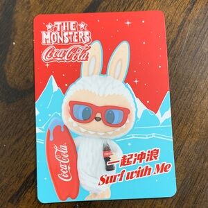 The Monsters x Coca-Cola Surf with Me Blind Box Figure | Open Box, Foil Intact